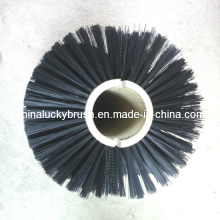 Schwarze PP und Stahl Mixture Road Kehrmaschine Pinsel (YY-154)